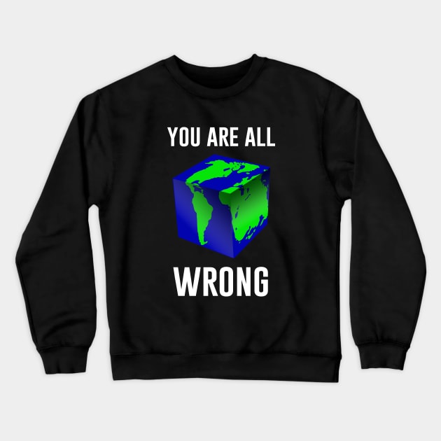 You Are All Wrong Crewneck Sweatshirt by aniza